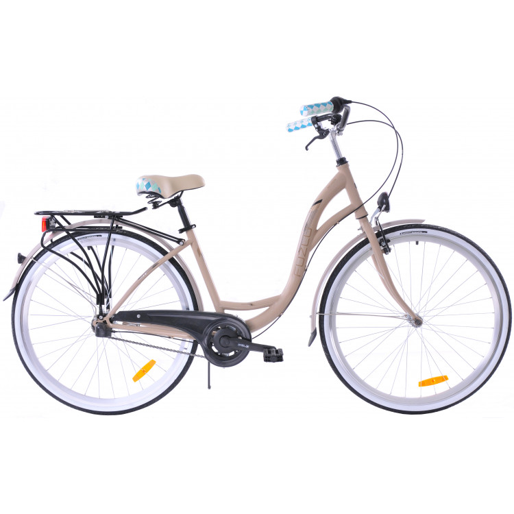 Mestský bicykel 28 Fuzlu Nevada S-3 Béžová